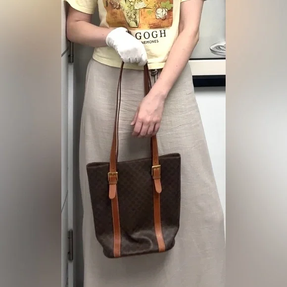 Celine Macadam Tote Bag PVC MC992 - Picture 3 of 16